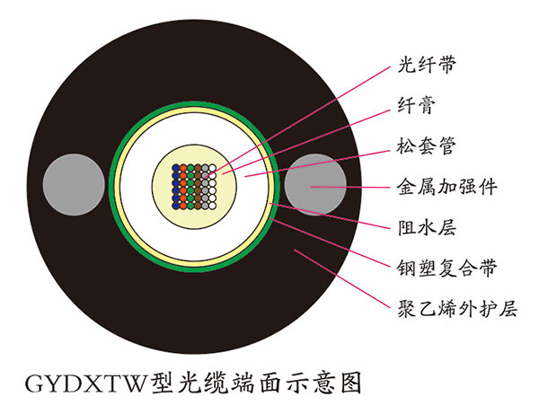 中心管式光纤带光缆/GYDXTW